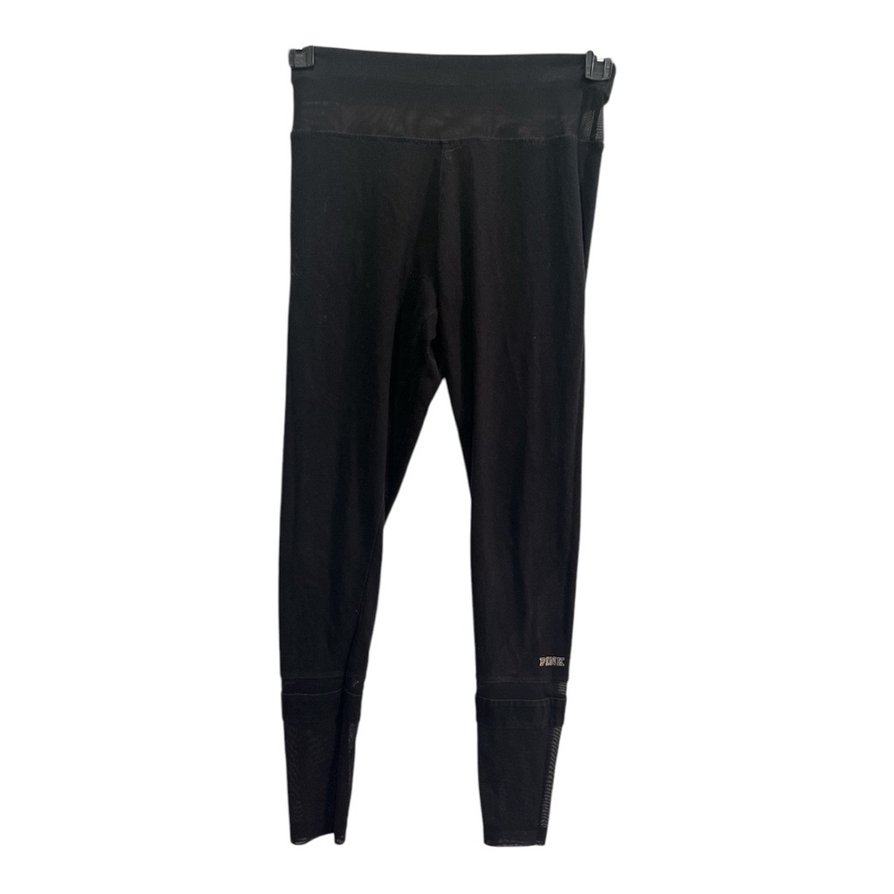 PINK Victoria's Secret Black Mesh Leggings size small